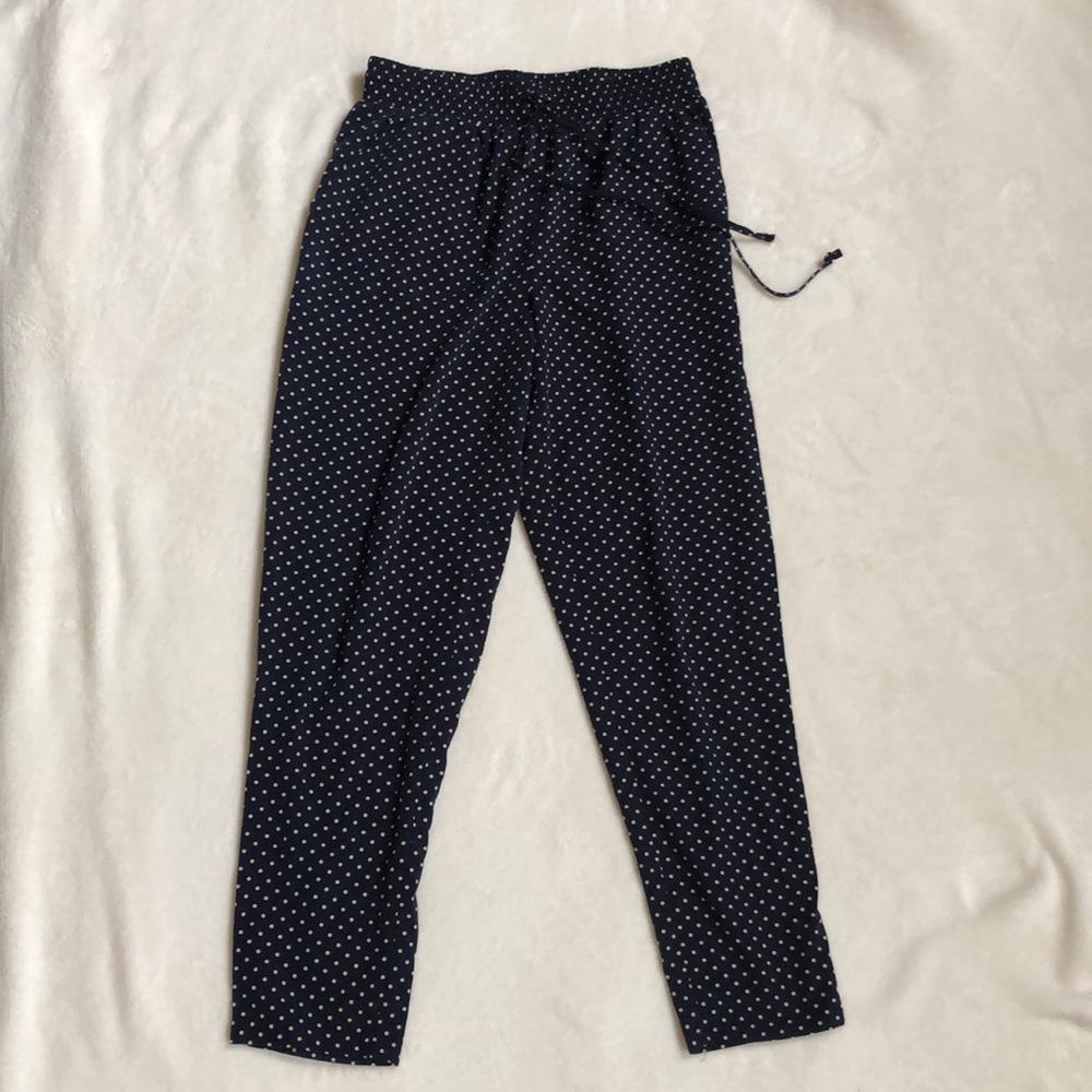romper pants navy